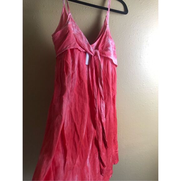 NWT Attic Salt Medium Tie Dye Spaghetti Strap Dress Boho Festival - Picture 5 of 12